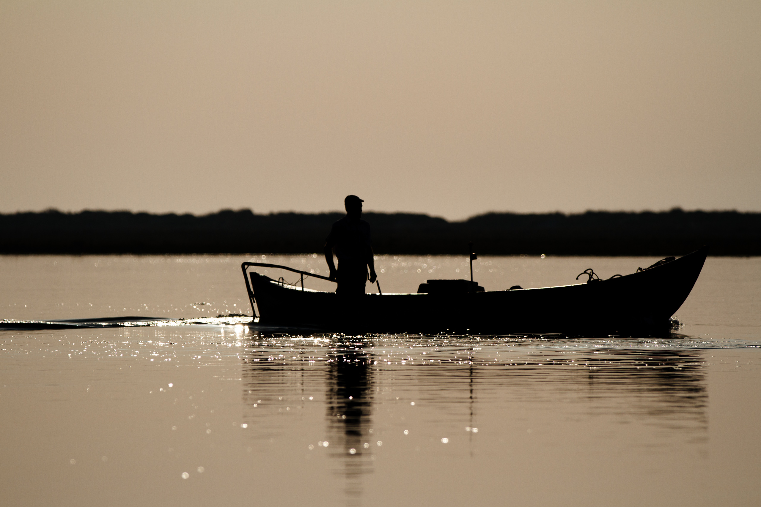 Traditional fisherman Ria Formosa